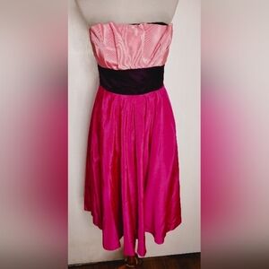 VIVIENNE TAM BANDEAU DRESS